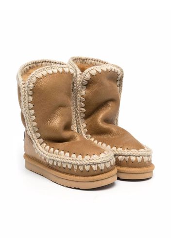 Mou Kids Eskimo sheepskin ankle boots - Toni neutri