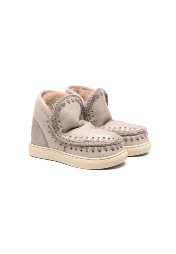 Mou Kids sheepskin-lined boots - Toni neutri