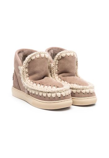 Mou Kids suede eskimo boots - Toni neutri