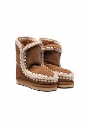 Mou Kids Eskimo shearling boots - Marrone