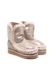 Mou Kids Stivali con fodera in shearling - Rosa