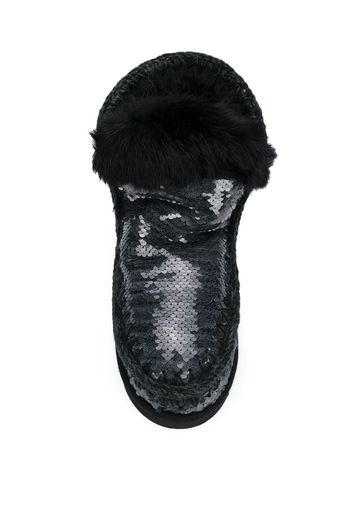 sequin embellished Eskimo boots