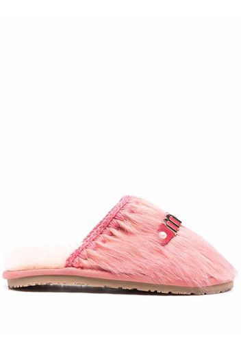 Mou Slippers con logo - Rosa