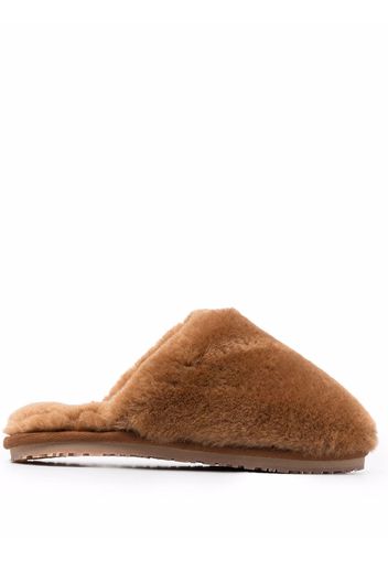 Mou shearling slippers - Marrone