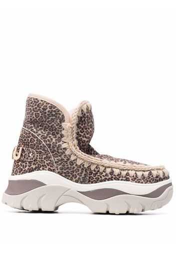 Mou chunky eskimo sneaker boots - Marrone