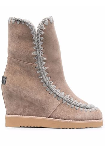 Mou wedge ankle boots - Toni neutri