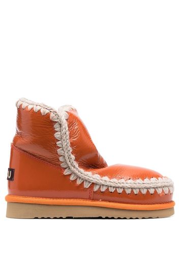 Mou Eskimo leather boots - Arancione