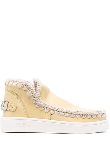 Mou Eskimo leather high-top sneakers - Toni neutri