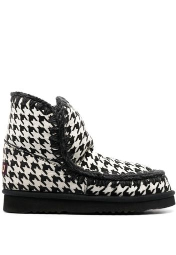 Mou Eskimo 24 houndstooth ankle boots - Nero