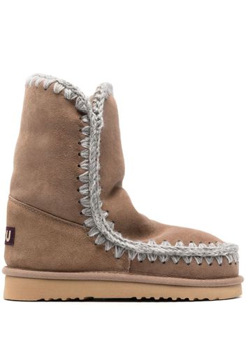 Mou Eskimo 24 leather ankle boots - Marrone