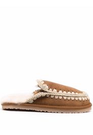 Gcds Monogram-Pattern Round-toe Slippers