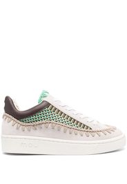 Mou Schuhe stitch-embellished sneakers - Toni neutri