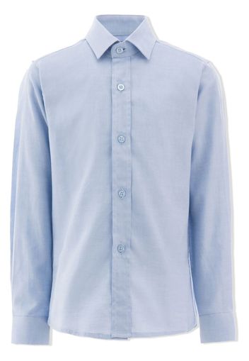 Moustache Oxford organic cotton dress shirt - Blu