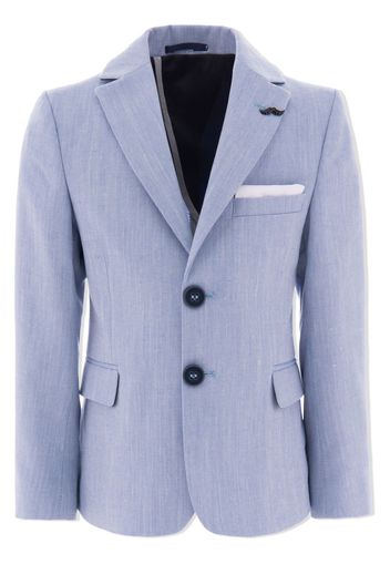 Moustache twill tailored blazer - Blu