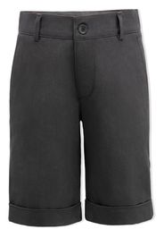 Moustache tailored knee-length shorts - Grigio