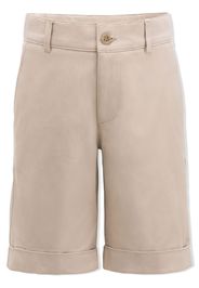 Moustache tailored knee-length shorts - Toni neutri