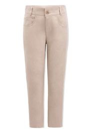 Moustache tailored stretch-cotton trousers - Toni neutri