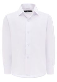 Moustache solid-color dress shirt - Bianco