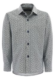 Moustache dandelion-print dress shirt - Verde