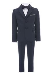 Moustache tuxedo four-piece suit - Blu