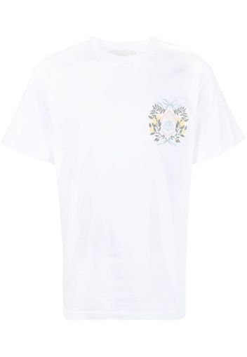 MOUTY T-shirt con ricamo - Bianco