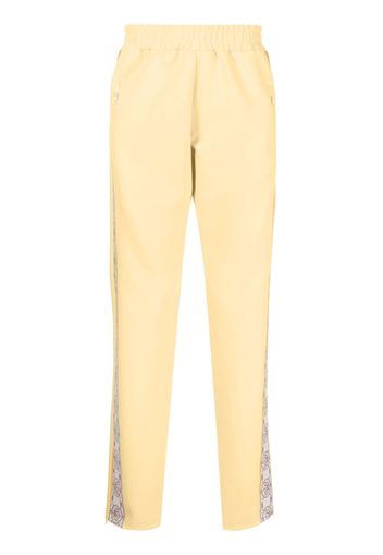 MOUTY logo-print track pants - Giallo