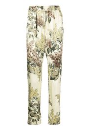 MOUTY floral-print drawstring track pants - Giallo