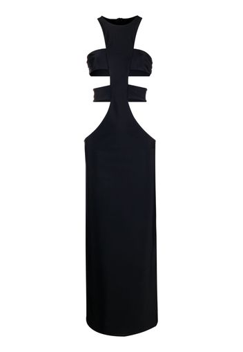 Mowalola Power cut-out maxi dress - Nero