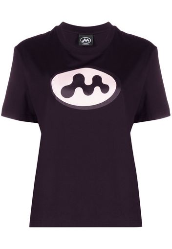 Mowalola Walkman cotton T-shirt - Nero