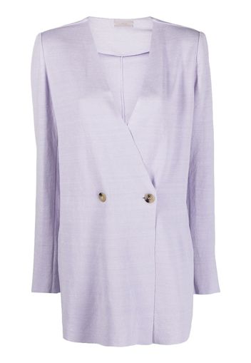 MRZ Cappotto doppiopetto - Viola