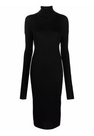 MRZ Dolce Vita roll-neck knitted dress - Nero