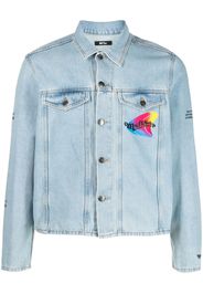 MSFTSrep logo-print denim jacket - Blu