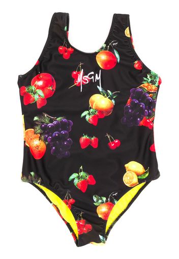 fruit print swimsuit