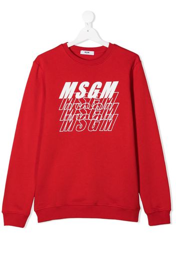 TEEN logo print sweatshirt