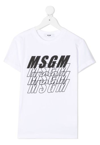 logo-print cotton T-shirt