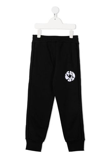 logo-print track pants