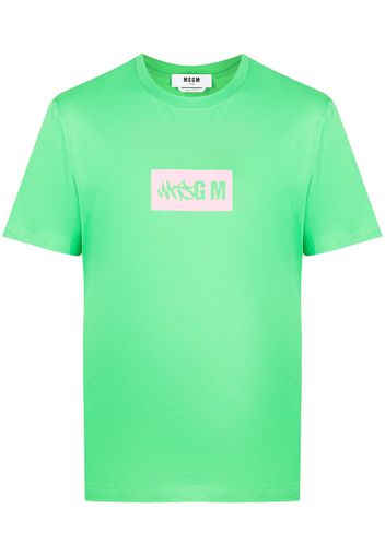 MSGM T-shirt con stampa - Verde