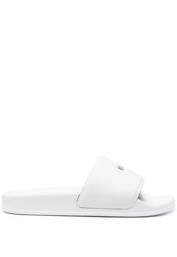 MSGM Slides con stampa - Bianco