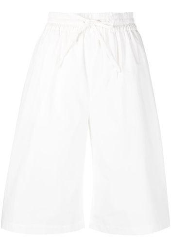 MSGM Shorts a gamba ampia - Bianco