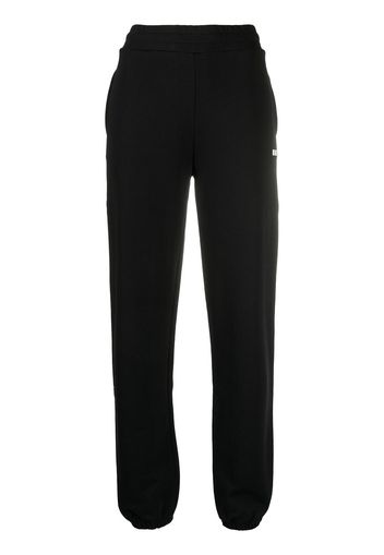 MSGM Pantaloni sportivi con stampa - Nero