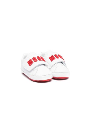 Msgm Kids Sneakers con ricamo - Bianco