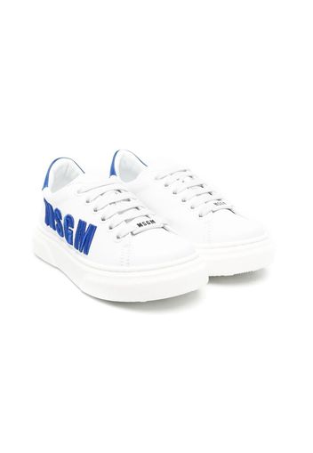 MSGM Sneakers con ricamo - Bianco