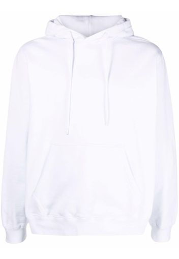 MSGM logo-print hooded jumper - Bianco