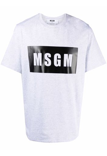 MSGM T-shirt con stampa - Grigio