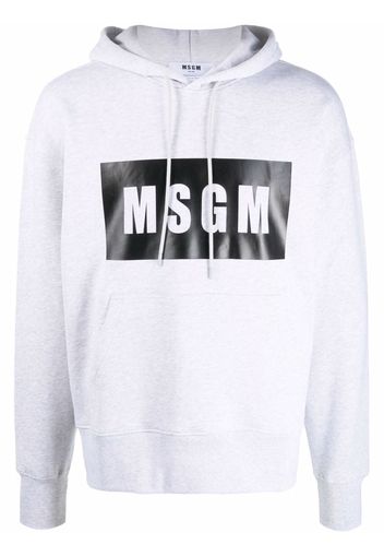 MSGM Felpa con stampa - Grigio