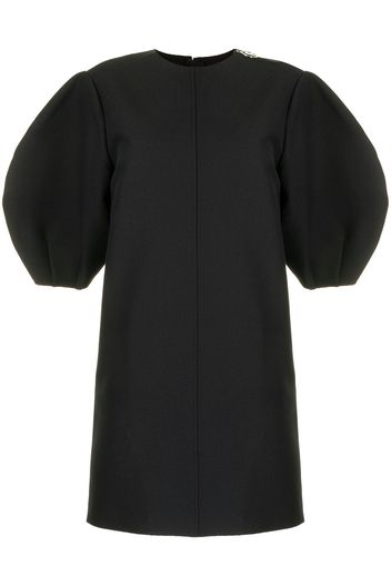 MSGM puff-sleeve dress - Nero