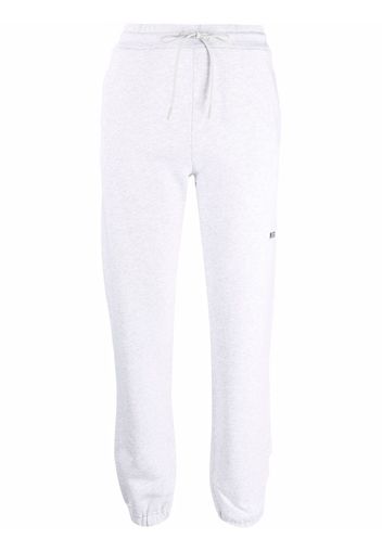 MSGM logo-print track pants - Grigio