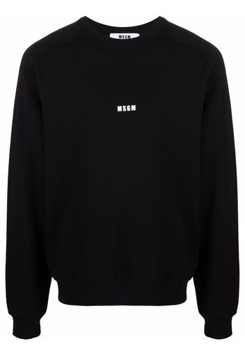 MSGM logo-print sweatshirt - Nero