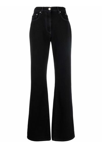 MSGM embroidered logo trousers - Nero