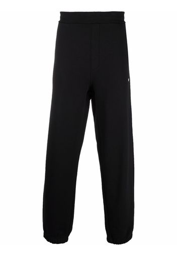 MSGM Pantaloni sportivi con stampa - Nero